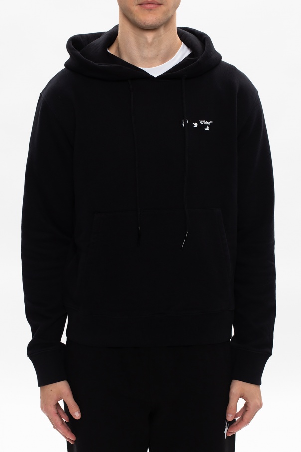 Logo embroidered hoodie Off White If youre on the hunt for a